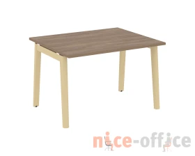 Стол переговорный (1 столешница), опоры - массив дерева 118x98x75 Оникс Вуд / Onix Wood images
