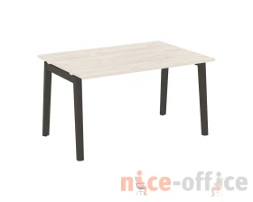 Стол переговорный (1 столешница), опоры - массив дерева 138x98x75 Оникс Вуд / Onix Wood images