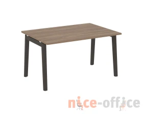 Стол переговорный (1 столешница), опоры - массив дерева 138x98x75 Оникс Вуд / Onix Wood images