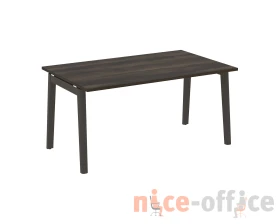 Стол переговорный (1 столешница), опоры - массив дерева 158x98x75 Оникс Вуд / Onix Wood images