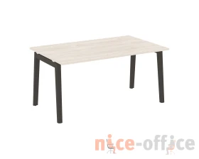 Стол переговорный (1 столешница), опоры - массив дерева 158x98x75 Оникс Вуд / Onix Wood images
