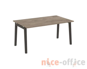 Стол переговорный (1 столешница), опоры - массив дерева 158x98x75 Оникс Вуд / Onix Wood images
