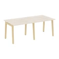 Денвер светлый/Дуб светлый/Металл белый