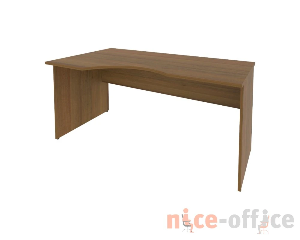 Офисный стол криволинейный левый 1600x900x755 Рива / Riva