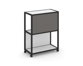 Стеллаж 3 уровня 1 секция VR.LT-STK-303.12 1200x400x1046 Шелф Мобайл / Shelf Mobile images