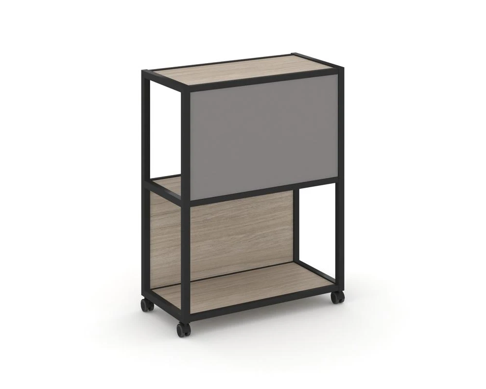 Стеллаж 3 уровня 1 секция VR.LT-STK-303.12 1200x400x1046 Шелф Мобайл / Shelf Mobile