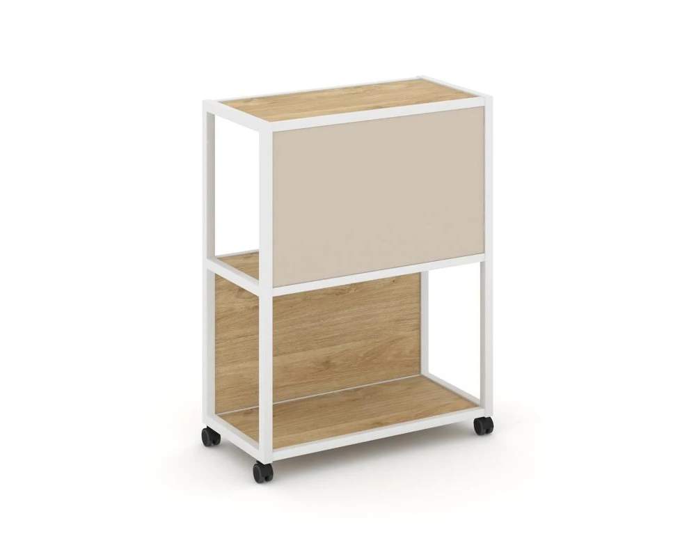 Стеллаж 3 уровня 1 секция VR.LT-STK-303.12 1200x400x1046 Шелф Мобайл / Shelf Mobile