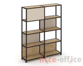 Стеллаж 5 уровней 2 секции VR.LT-STK-514.12 2370x400x2000 Шелф Мобайл / Shelf Mobile images