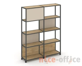 Стеллаж 5 уровней 2 секции VR.LT-STK-514.12 2370x400x2000 Шелф Мобайл / Shelf Mobile images