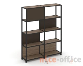 Стеллаж 5 уровней 2 секции VR.LT-STK-514.12 2370x400x2000 Шелф Мобайл / Shelf Mobile images