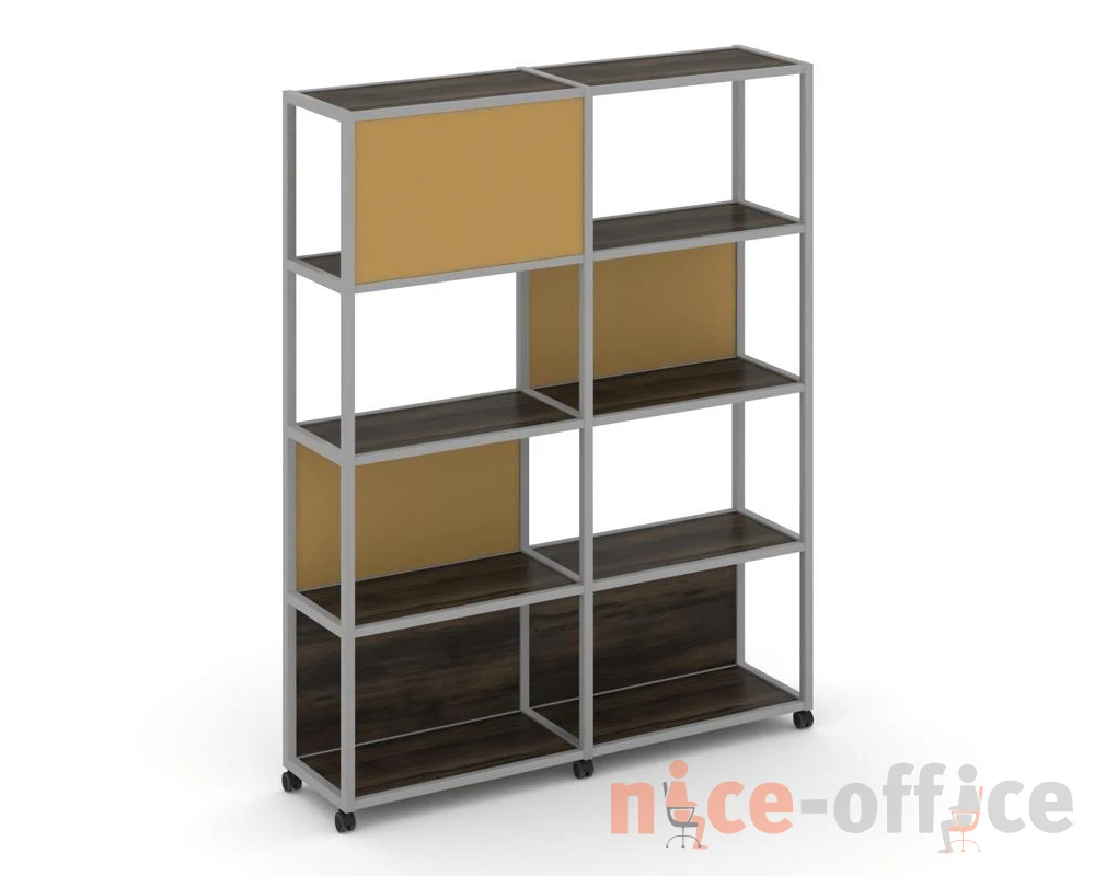 Стеллаж 5 уровней 2 секции VR.LT-STK-514.12 2370x400x2000 Шелф Мобайл / Shelf Mobile