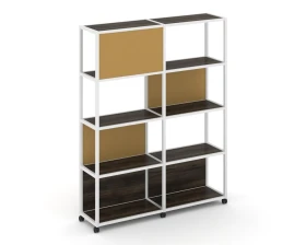 Стеллаж 5 уровней 2 секции VR.LT-STK-514.12 2370x400x2000 Шелф Мобайл / Shelf Mobile images