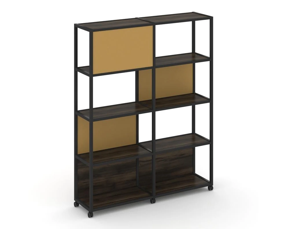 Стеллаж 5 уровней 2 секции VR.LT-STK-514.12 2370x400x2000 Шелф Мобайл / Shelf Mobile