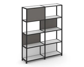 Стеллаж 5 уровней 2 секции VR.LT-STK-514.12 2370x400x2000 Шелф Мобайл / Shelf Mobile images