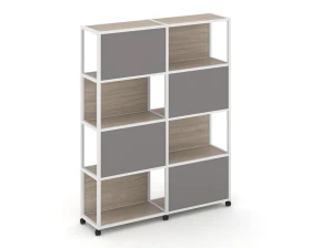 Стеллаж 5 уровней 2 секции VR.LT-STK-516.06 1170x400x2000 Шелф Мобайл / Shelf Mobile images