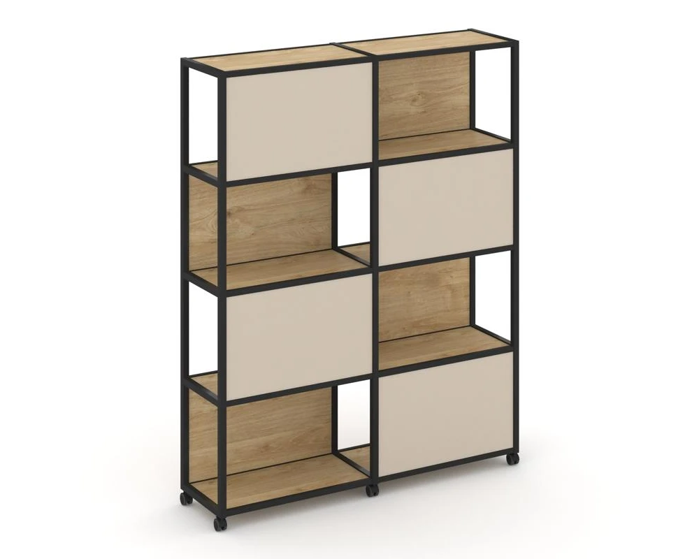 Стеллаж 5 уровней 2 секции VR.LT-STK-516.06 1170x400x2000 Шелф Мобайл / Shelf Mobile