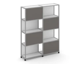 Стеллаж 5 уровней 2 секции VR.LT-STK-516.06 1170x400x2000 Шелф Мобайл / Shelf Mobile images