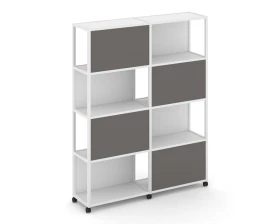 Стеллаж 5 уровней 2 секции VR.LT-STK-516.06 1170x400x2000 Шелф Мобайл / Shelf Mobile images