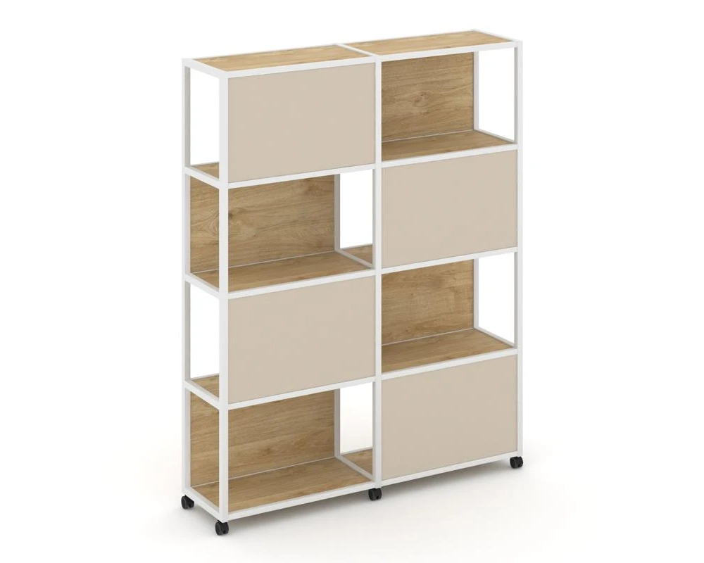 Стеллаж 5 уровней 2 секции VR.LT-STK-516.06 1170x400x2000 Шелф Мобайл / Shelf Mobile