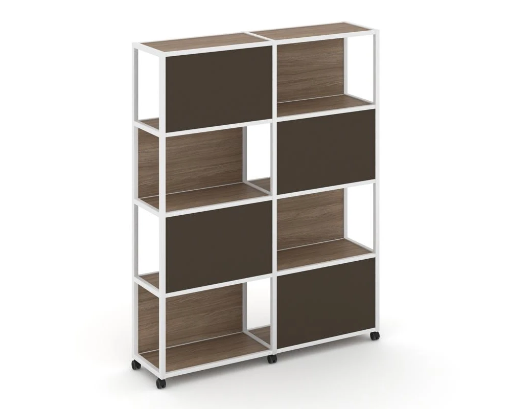 Стеллаж 5 уровней 2 секции VR.LT-STK-516.06 1170x400x2000 Шелф Мобайл / Shelf Mobile