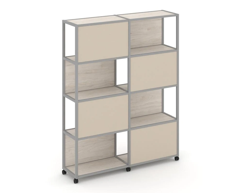 Стеллаж 5 уровней 2 секции VR.LT-STK-516.06 1170x400x2000 Шелф Мобайл / Shelf Mobile