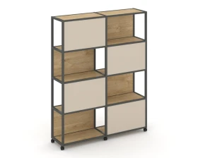 Стеллаж 5 уровней 2 секции VR.LT-STK-516.06 1170x400x2000 Шелф Мобайл / Shelf Mobile images