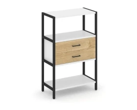 Односекционный стеллаж трехярусный с ящиками 810х400х1246 Шелф Систем / Shelf System images