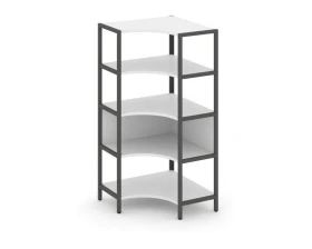 Односекционный угловой стеллаж четырехярусный 810х810х1613 Шелф Систем / Shelf System images