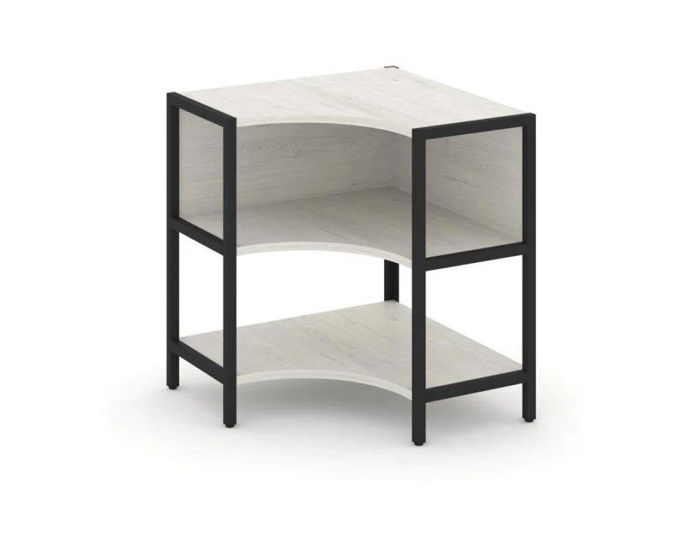 Односекционный угловой стеллаж двухярусный 810х810х879 Shelf System