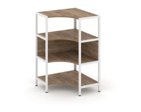 Односекционный угловой стеллаж трехярусный 810х810х1246 Шелф Систем / Shelf System images