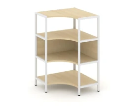 Односекционный угловой стеллаж трехярусный 810х810х1246 Шелф Систем / Shelf System images