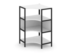 Односекционный угловой стеллаж трехярусный 810х810х1246 Шелф Систем / Shelf System images