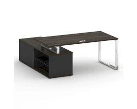 Стол для руководителя с опорной греденцией, правый 180 Шифт / Shift images