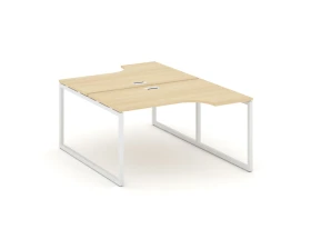 Рабочая станция эргоном. на О-образном каркасе 40 мм 1380x800/2000x750 Стайл Проджект / Style Project images