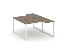 Рабочая станция эргоном. на О-образном каркасе 40 мм 1380x800/2000x750 Стайл Проджект / Style Project images