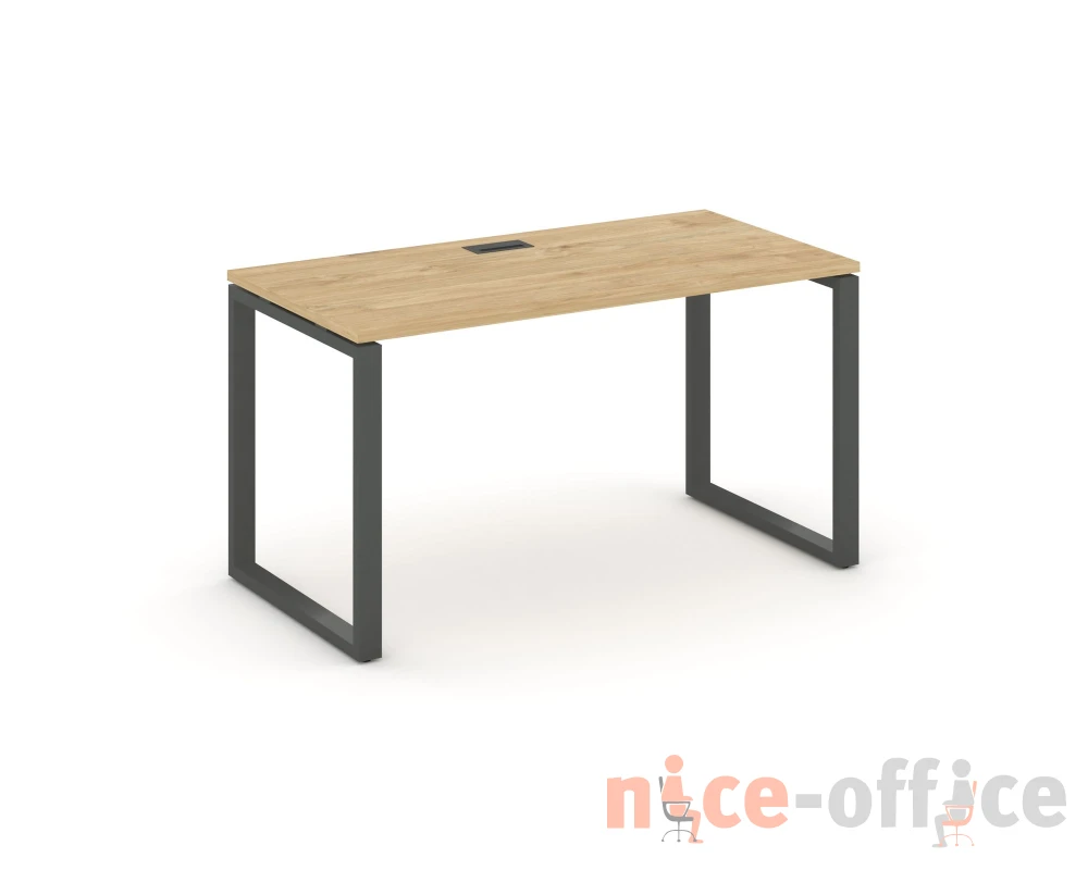 Стол письменный на О-образном каркасе 60 мм 1380x600x750 Стайл Проджект / Style Project