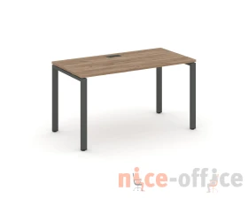 Стол письменный на П-образном каркасе 60 мм 1380x700x750 Стайл Проджект / Style Project images