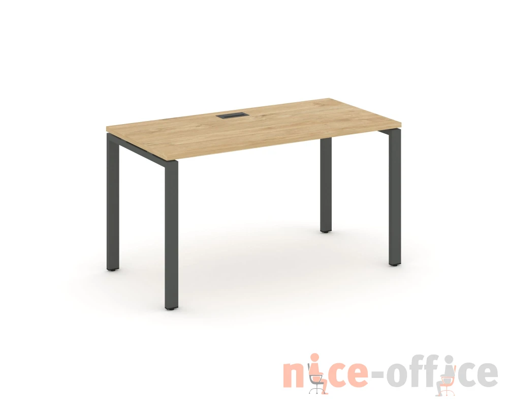 Стол письменный на П-образном каркасе 60 мм 1580x600x750 Стайл Проджект / Style Project
