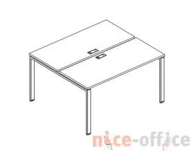 Станция 2х120 рабочая с металлокаркасом UNO A4.PRO images