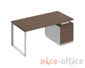 Стол руководителя на опорной тумбе (левый/правый) БР 103 Bravo images