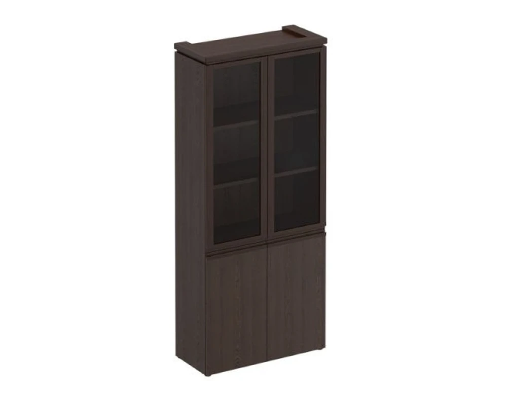 Шкаф для документов со стеклянными дверями МК 343 ДА Mark