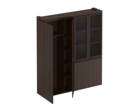 Шкаф комбинированный для одежды со стеклом МК 359 Mark images