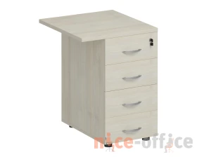 Брифинг-приставка с тумбой 4-ящичной с замком Комфорт images