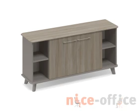 Шкаф низкий полузакрытый греденция 150x44x87,2 Time Metal images