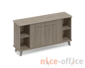 Шкаф низкий полузакрытый греденция 150x44x87,2 Time Metal images