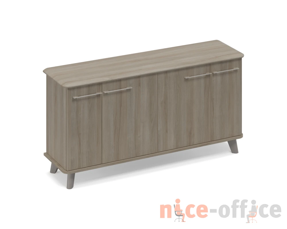 Шкаф низкий закрытый греденция 150x44x87,2 Time Metal
