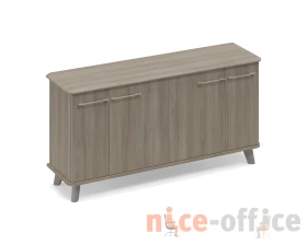 Шкаф низкий закрытый греденция 150x44x87,2 Time Metal images