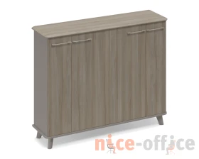 Шкаф средний закрытый греденция 150x44x87,2 Time Metal images