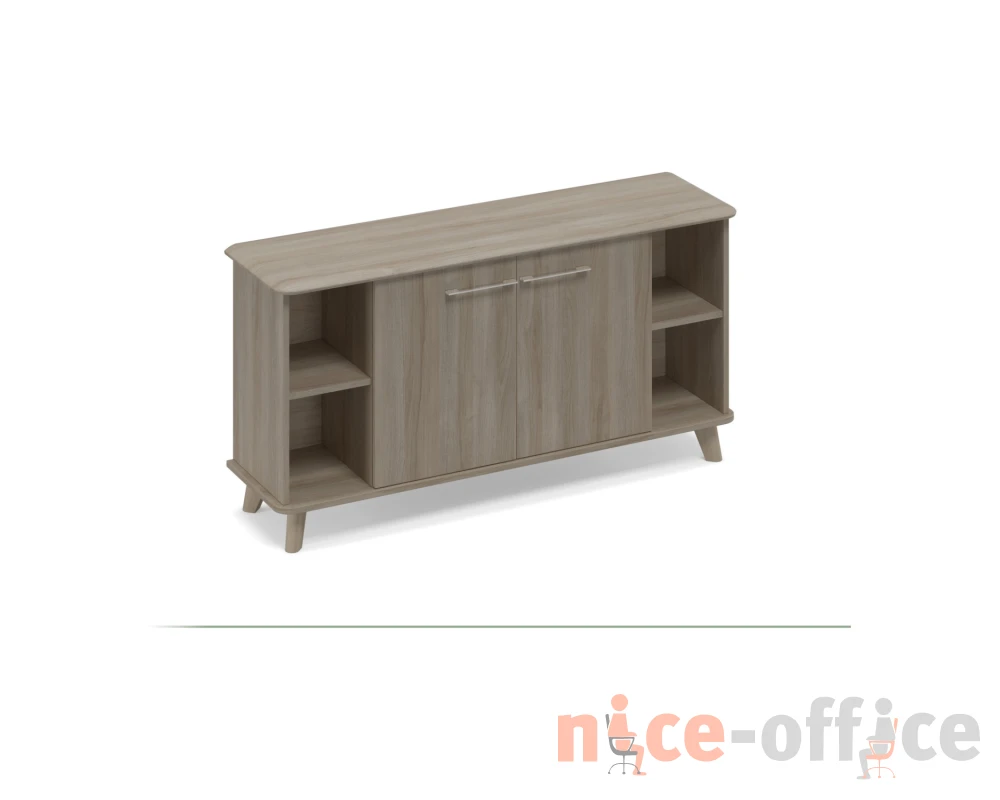 Шкаф низкий полузакрытый греденция Time Wood