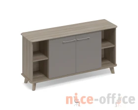 Шкаф низкий полузакрытый греденция Time Wood images